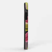 Coques Case-Mate iPhone Joy, Vert rose Anthracite Imaginaire Fleur Fractal (Dos/Droite)