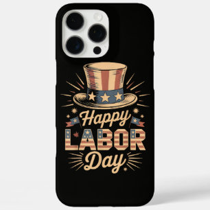 Coques iPhone 16 Pro Max Joyeuse célébration patriotique de la fête du Trav