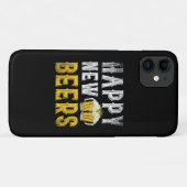 Coques Case-Mate iPhone Joyeuse fête de la bière nouvelle année (Dos (Horizontal))