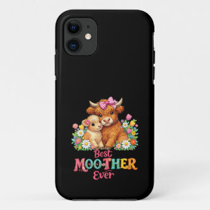 Case-Mate iPhone Case Joyeuse fête des mères à la maman vache highland é