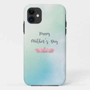 Coques Pour iPhone Joyeuse fête des mères aux fleurs roses