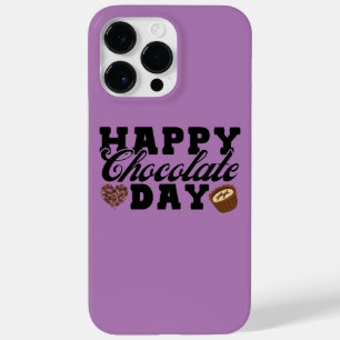Coque Pour Pour iPhone 14 Pro Max Joyeuse Fête du Chocolat, Joie des Amoureux de Cho
