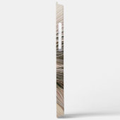 Coques Case-Mate iPhone Joyeuse Fleur Abstrait Beige Brown Floral Fractal (Verso / Gauche)