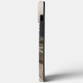 Coques Case-Mate iPhone Joyeuse Fleur Abstrait Beige Brown Floral Fractal (Verso / Gauche)