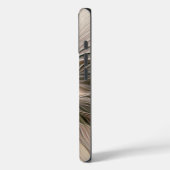 Coques Case-Mate iPhone Joyeuse Fleur Abstrait Beige Brown Floral Fractal (Verso / Gauche)