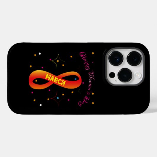Coques Case-Mate iPhone Joyeuse Journée des Femmes 8 mars (Verso (horizontal))