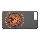Coques Case-Mate iPhone Joyeuse lanterne d'Halloween araignées et chauves- (Dos (Horizontal))