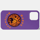 Coques Case-Mate iPhone Joyeuse lanterne d'Halloween araignées et chauves- (Verso (horizontal))