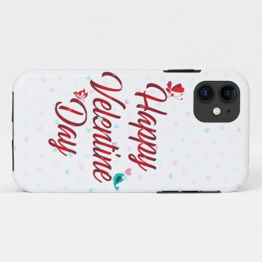 Coques Case-Mate iPhone Joyeuse Saint-Valentin (Dos (Horizontal))