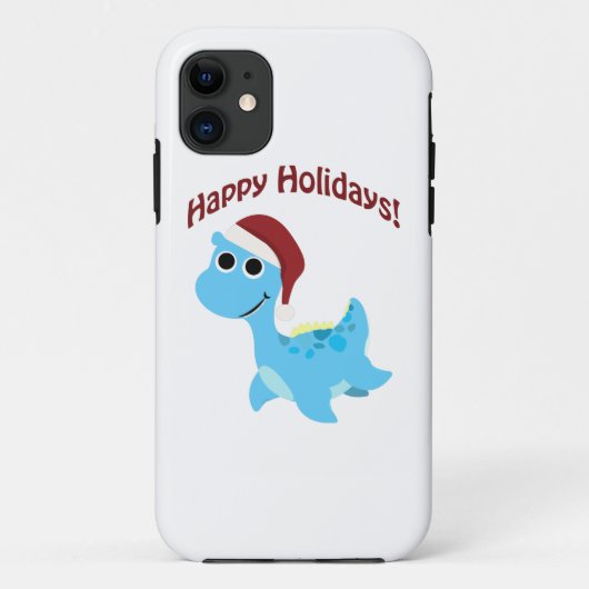 Coques Case-Mate iPhone Joyeuses fêtes ! Cute Nessie (Dos)