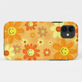 Coques Case-Mate iPhone Joyeuses fleurs (Dos (Horizontal))