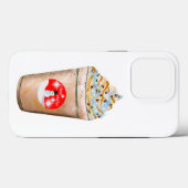 Coques Case-Mate iPhone Joyeuses Vacances Snowman Caramel Et Saupoudrer (Verso (horizontal))