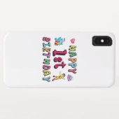 Coques Case-Mate iPhone Joyeux 1er anniversaire pour enfants de 1 an B jou (Dos (Horizontal))