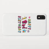 Coques Case-Mate iPhone Joyeux 2e anniversaire. 2 ans avant jour. (Dos (Horizontal))