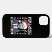 Coques Case-Mate iPhone Joyeux 4 ème de Pâques Funny Biden Vilain Noël (Verso (horizontal))