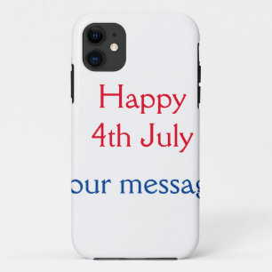Case-Mate iPhone Case Joyeux 4 juillet jour de l'indépendance ajoutez no