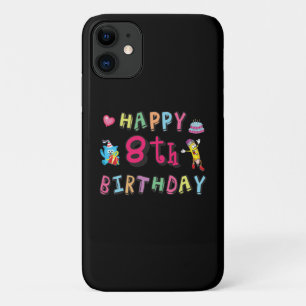 Case-Mate iPhone Case Joyeux 8e anniversaire. 8 ans b-jour.