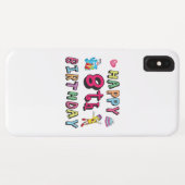 Coques Case-Mate iPhone Joyeux 8e anniversaire. 8 ans b-jour. (Dos (Horizontal))