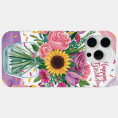 Coques Case-Mate iPhone Joyeux Anniversaire (Verso (horizontal))