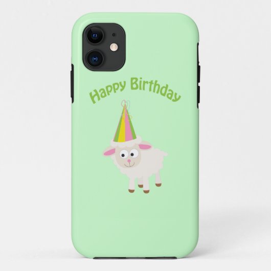 Coques Case-Mate iPhone Joyeux anniversaire agneau (Dos)