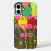 Coques Case-Mate iPhone Joyeux anniversaire Bro (Verso)
