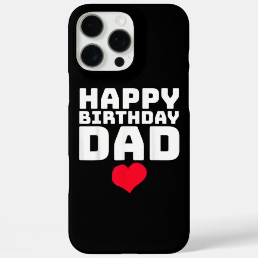 Coques Case-Mate iPhone Joyeux Anniversaire Papa (Verso)