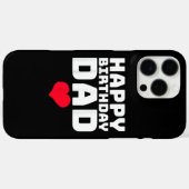 Coques Case-Mate iPhone Joyeux Anniversaire Papa (Verso (horizontal))