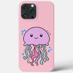 Case-Mate iPhone Case Joyeux bébé méduse souriant avec des bulles.