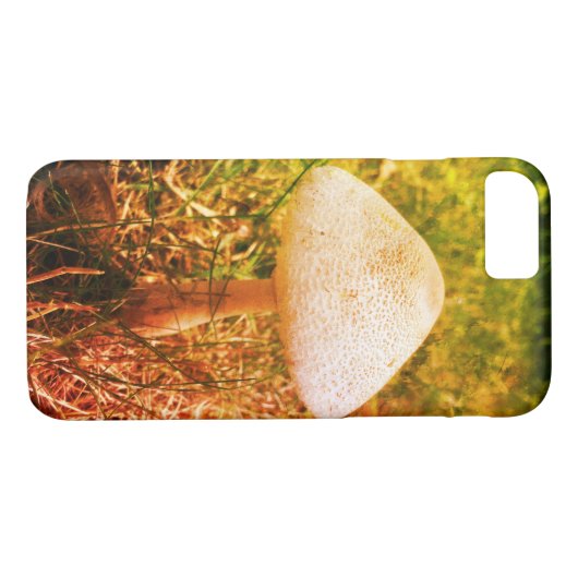 Coques Case-Mate iPhone Joyeux champignon naturel blanc (Dos (Horizontal))