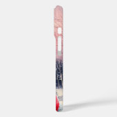 Coques Case-Mate iPhone Joyeux chapeau et foulard de Noël Hippo (Verso / Gauche)