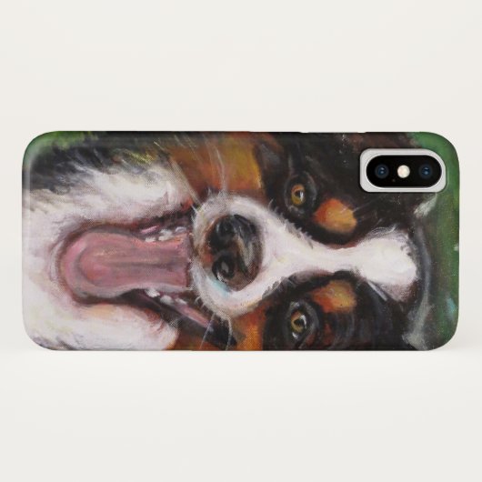 Coques Case-Mate iPhone Joyeux chien (Dos (Horizontal))