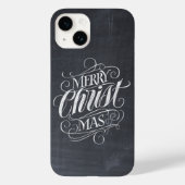 Coques Case-Mate iPhone Joyeux CHRISTmas Calligraphie religieuse Tableau d (Verso)