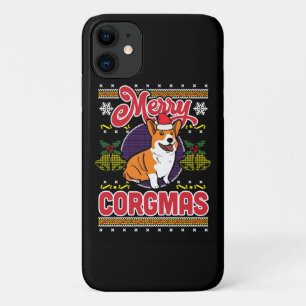 Case-Mate iPhone Case Joyeux Corgmas Ugly Christmas Corgi Amoureux des c
