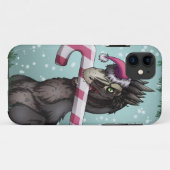 Coques Case-Mate iPhone Joyeux dinosaure de Noël (Dos (Horizontal))