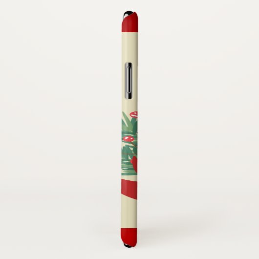 Coques Case-Mate iPhone Joyeux elfe de Noël (Dos/Droite)