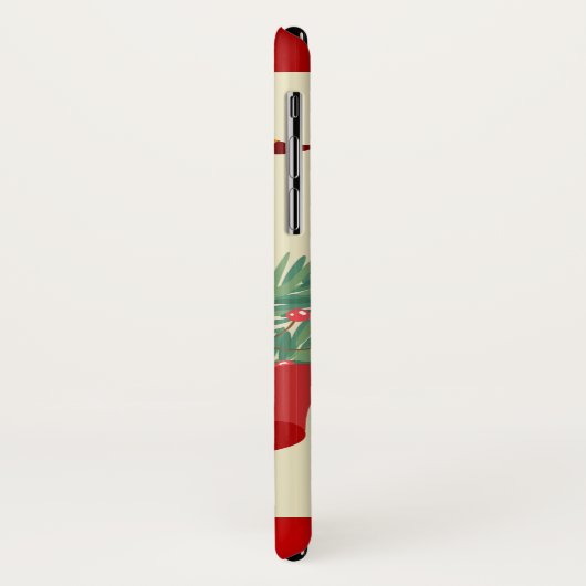 Coques Case-Mate iPhone Joyeux elfe de Noël (Dos/Gauche)