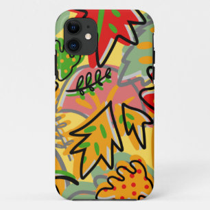 Case-Mate iPhone Case Joyeux feuilles vintages tropicaux vert girly