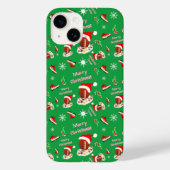 Coques Case-Mate iPhone Joyeux Football de Noël avec Motif Snack (Verso)