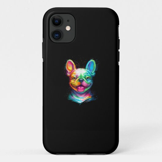 Coques Case-Mate iPhone Joyeux French Bulldog (Dos)