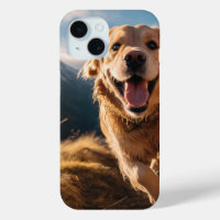 Joyeux Golden Retriever en cours