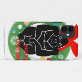 Coques Case-Mate iPhone joyeux gorille de noël (Dos (Horizontal))