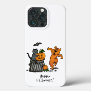 Case-Mate iPhone Case Joyeux Halloween ! Chien et araignée de chauve-sou