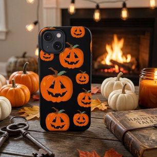 Coques iPhone 16 Joyeux Halloween Citrouille Illustrative Art
