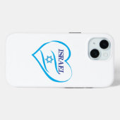 Coques Case-Mate iPhone Joyeux Israel Independence Day Blue Star de David (Verso (horizontal))