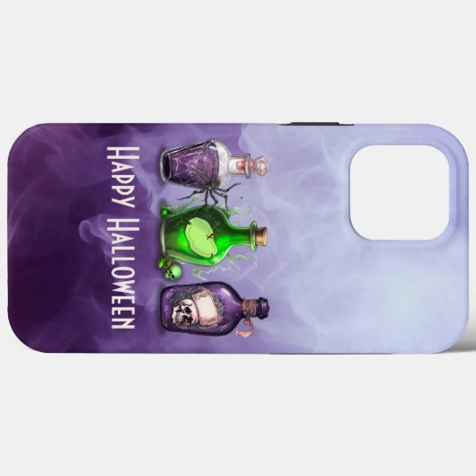 Coques Case-Mate iPhone Joyeux Jar d'apothecaire d'Halloween (Verso (horizontal))