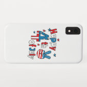 Coques Case-Mate iPhone Joyeux Jour de l'Indépendance 4 juillet (Dos (Horizontal))
