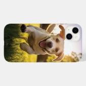 Coques Case-Mate iPhone Joyeux Labrador Puppy Running (Verso (horizontal))