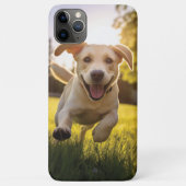 Coques Case-Mate iPhone Joyeux Labrador Puppy Running (Dos)