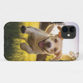 Coques Case-Mate iPhone Joyeux Labrador Puppy Running (Dos (Horizontal))