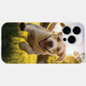 Coques Case-Mate iPhone Joyeux Labrador Puppy Running (Verso (horizontal))